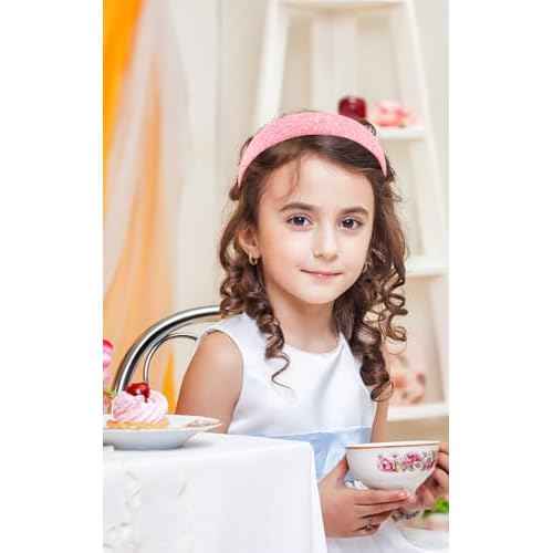 Glitter Headbands for Girls, Sparkly Sequin Headband Hairbands for Girls Non-slip, Cute Bling Head bands Hair Accessories For Toddler