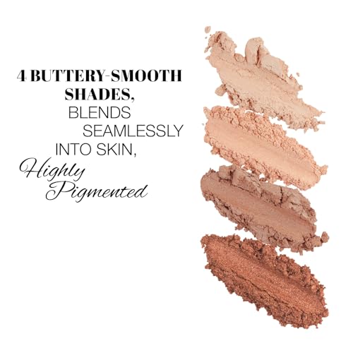 bellapierre Ultra Glow Makeup Palette - 4 Shades
