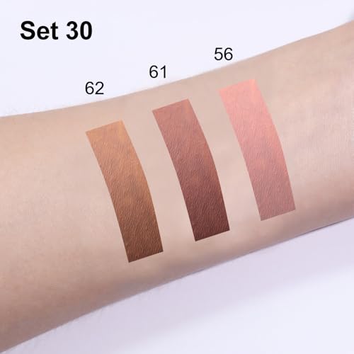 3-Piece 2-in-1 Matte Lip Liner & Liquid Lipstick Set