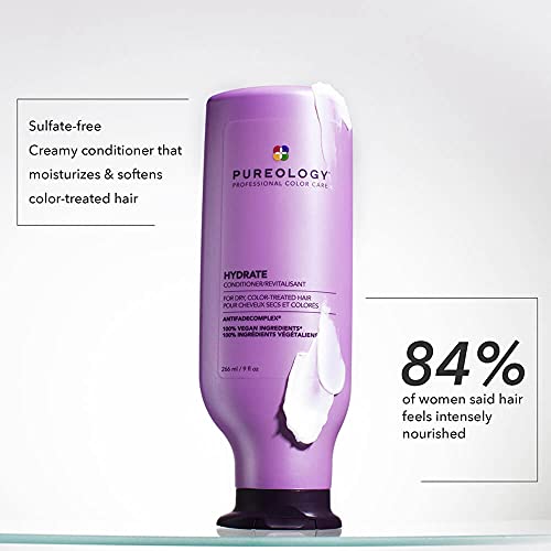 Pureology Hydrate Travel Size Hair Care Bundle for Color-Treated Hair