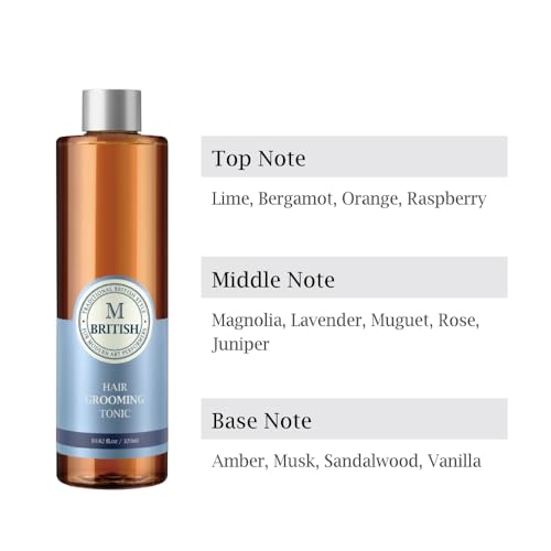 BRITISH M Hair Grooming Tonic - Volume & Texture, 10.82 oz
