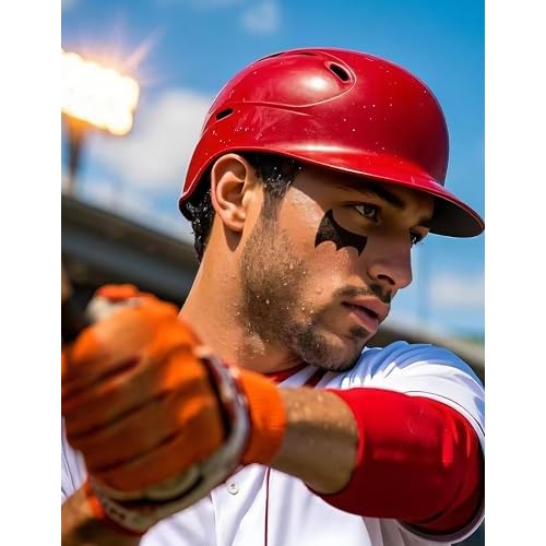 Breathable Eye Black Stickers for Men Women, Sports Face Eyeblack Sticker for Football Baseball Softball Themed Party Birthday Party Supplies (M1 120 Pairs)