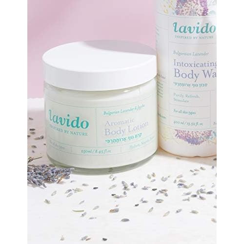 Lavido - Natural Aromatic Body Lotion | Non-Toxic, Clean Skincare (Lavender, 8.45 fl oz | 250 ml)