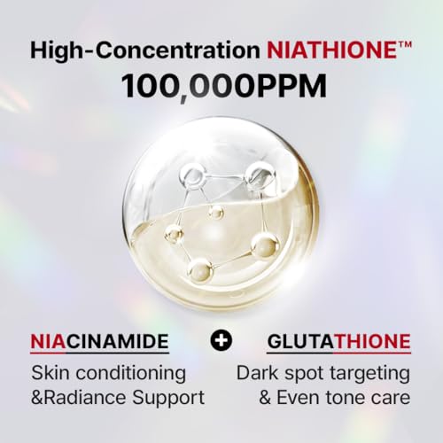 Anotherface Niathione Serum | 100,000ppm High-Concentration Glow Boosting Face Serum for Glass Skin | Niacinamide & Glutathione, Quick Absorbing Korean Skincare 1.41 oz.