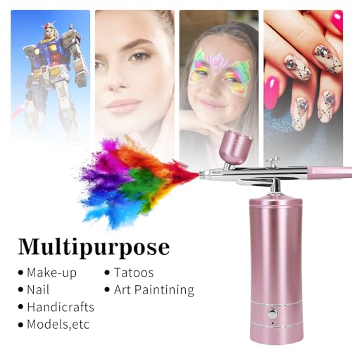 Wireless Airbrush Kit with Air Compressor – Nail Art, Makeup & Painting