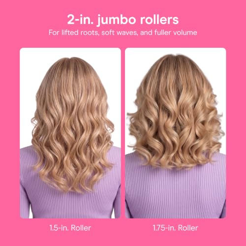 Conair Jumbo Hot Rollers - 2-Inch Ceramic Flocked, 8-Piece Set