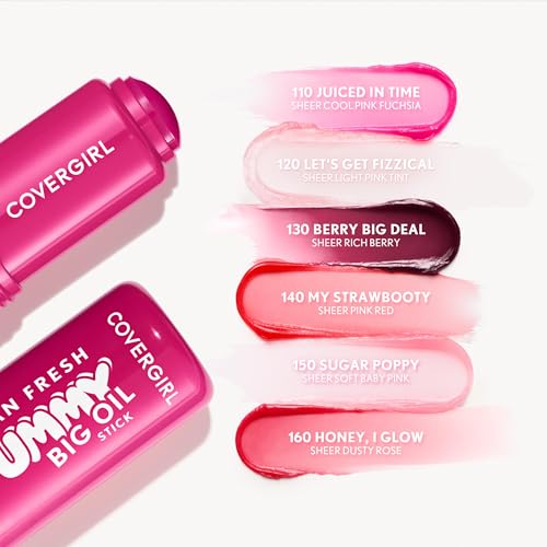 COVERGIRL Clean Fresh Yummy Big Oil Lip Oil SPF 160 Honey I Glow, 0.28oz