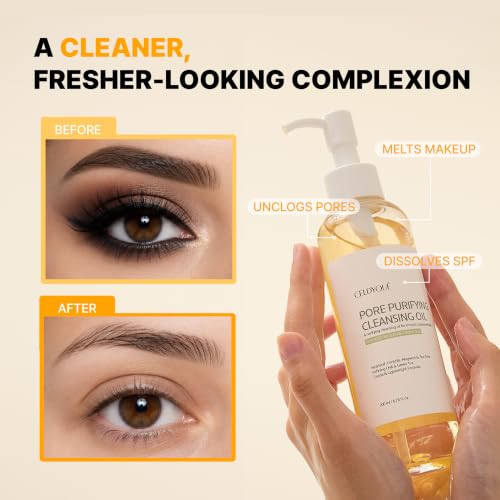 Korean Cleansing Oil Makeup Remover with LHA & Centella – 6.7 oz