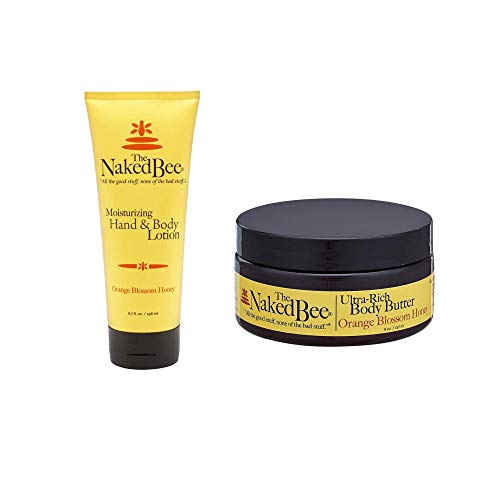 The Naked Bee Moisturizing Hand & Body Lotion, 6.7 Ounce, Orange Blossom Honey Orange Blossom Honey Ultra-Rich Body Butter, 8oz