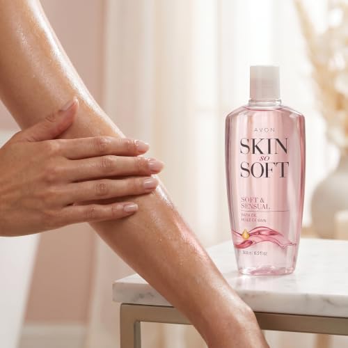 AVON Skin So Soft Soft & Sensual Bath Oil 16.9 oz Moisturizing Body Oil