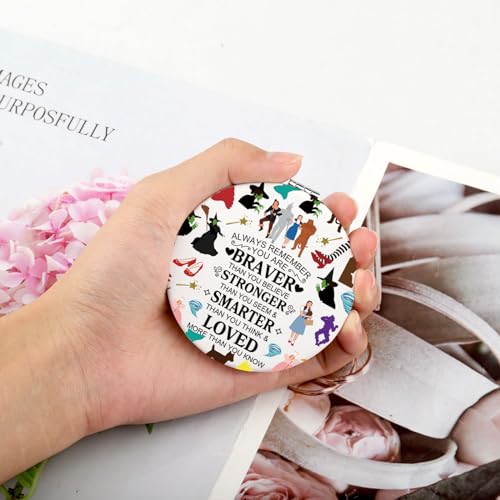 WSNANG Movie-Inspired Portable Compact Makeup Mirror - Gift for Fans