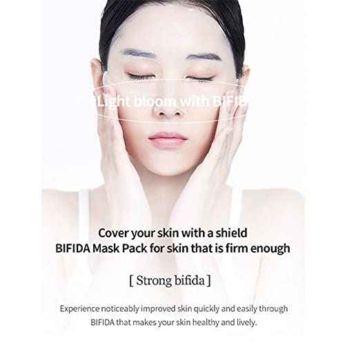 mixsoon Bifida Sheet Mask Pack Face Moisturizer Sheets Korean Glass Skin Care 1Pack (5ea)