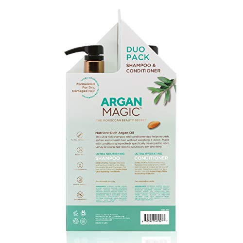 Argan Magic Ultra Shampoo & Conditioner Combo - Dry Damaged Hair