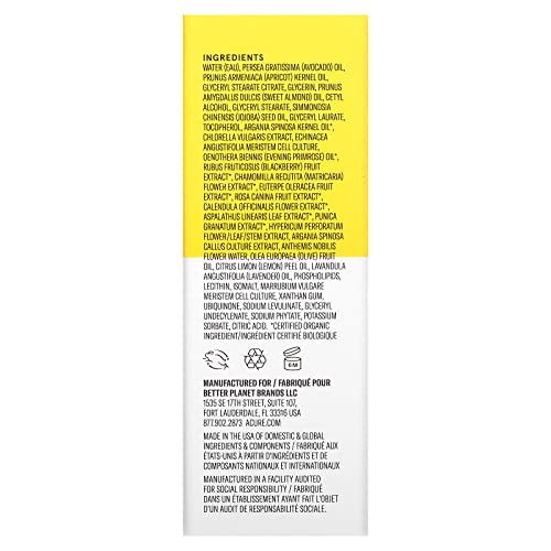 Acure Brightening Night Cream, 1.7 fl oz (50 ml) (Pack of 2)