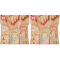 xo, Fetti Circus Party Temporary Tattoos - 42 Gold + Silver Foil Styles | Circus Birthday Party Supplies, Carnival Party Favors, Circus Animals Temp Tats, Clown Arts and Crafts (Pack of 2)