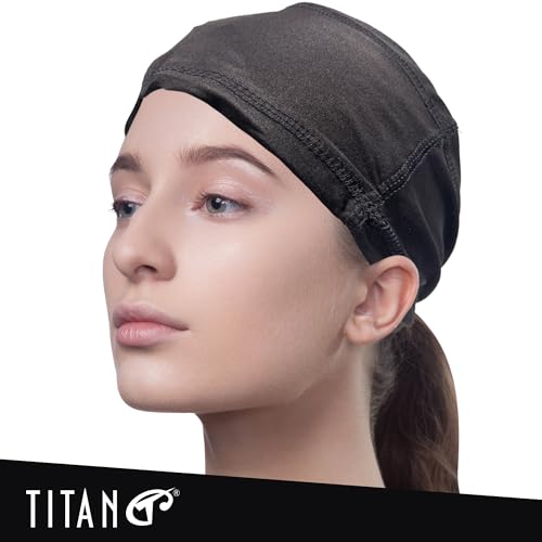 Titan Spandex Headband for Dreadlocks and Braids - Black