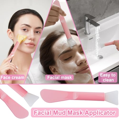 14 Pcs Esthetician Supplies 3 Large Stainless Steel Gold Mixing Bowls 1 Gold Serving Tray 1 Serving Tray with 3 Compartment 3 Facial Fan Brushes 3 Face Mask Applicator Brush 3 Facial Mask Scrapers