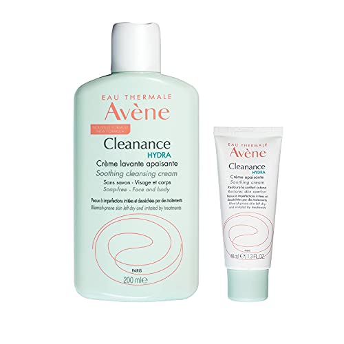 Av?ne Cleanance HYDRA Soothing Cream, Rich Moisturizer, Adjunctive Care for Drying Acne Treatments, 1.3 Oz