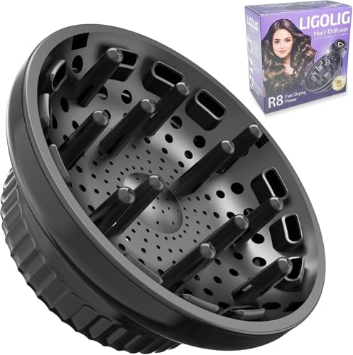 Universal Hair Dryer Diffuser Attachment for Curly & Wavy Hair (1.4"-2.4")