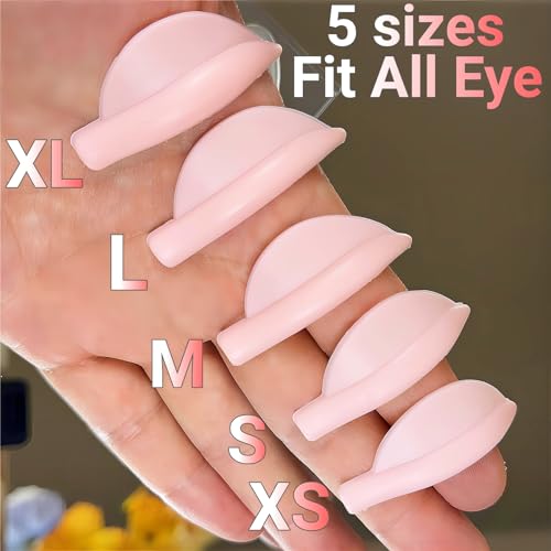 Lash Lift Shields C Curl 5-Size Set with Tools