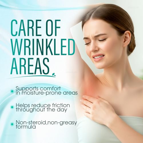 Intertrigo Relief Cream ? Intertrigo Cream for Belly Folds with 10% Undecylenic Acid & 15% Zinc Oxide, Fast-Drying, Non-Greasy Support for Friction-Prone Areas, 60ml (1)