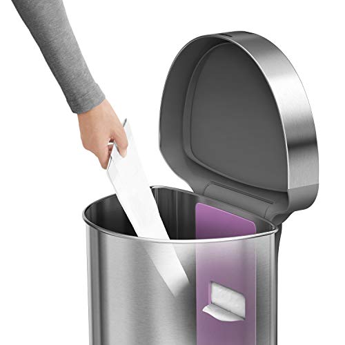 simplehuman 45L Semi-Round Automatic Sensor Trash Can