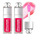 Hydrating Plumping Lip Oil Gloss - Moisturizing Tinted Lip Stain (2pc)
