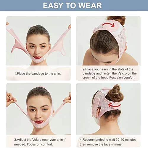 Adjustable Double Chin Strap - Jawline Support Face Band