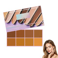 8-Color Soft Matte Concealer Palette - Waterproof Full Coverage