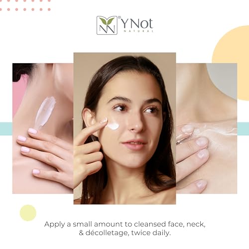 Y Not Natural Jillaroo Natural Face Moisturizer for Men & Women with Kakadu Plum, Vitamin A, C, E, Minerals, & Antioxidants - 100g Face Moisturizer for Dry Skin