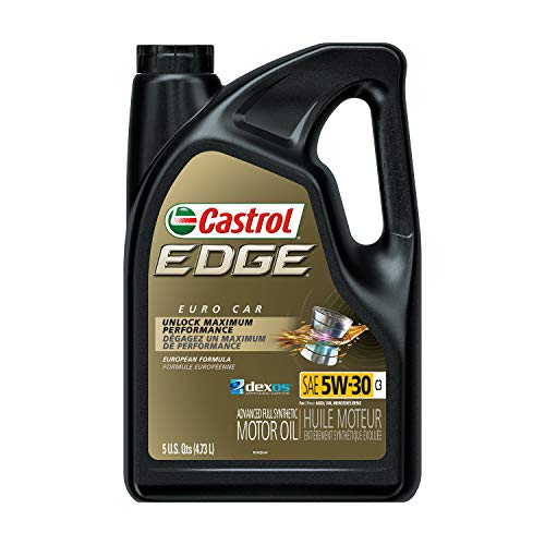 Castrol 03559 Edge 5W-30 C3 Advanced Full Synthetic Motor Oil, 5 Quart, 3 Pack