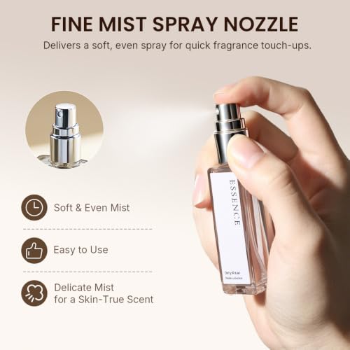 10ml Refillable Perfume Atomizer with Wooden Cap & Stickers