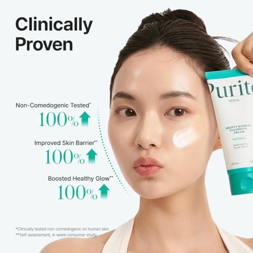 PURITO Panthenol 10% Barrier Cream for Sensitive Skin, 3.38 fl oz - Soothing & Repair