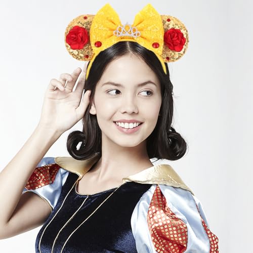Gold Mouse Ears Headband – Costume Party Accessory