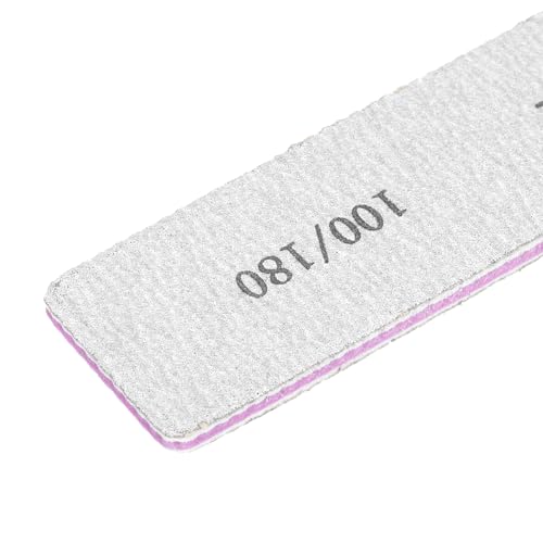 HARFINGTON 5pcs Double-Sided Sanding Sticks - 80/100/180 Grit for Metal, Wood & Plastic