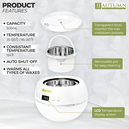 Professional Wax Warmer for Hair Removal | Hot Wax Heater and Melter for Hard and Soft Waxing - Body and Facial