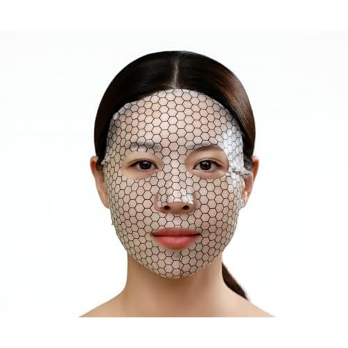 Roll Face Mask Sheet Elec Derma (8pcs) - Korean Deep Hydrating Collagen Hydrogel Mask for Women - Glass Skin Moisturizing Overnight Skincare