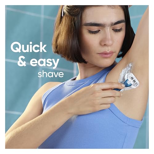 Gillette Venus Smooth Women's Razor Blade Refills, 3-Blade - 8 Count