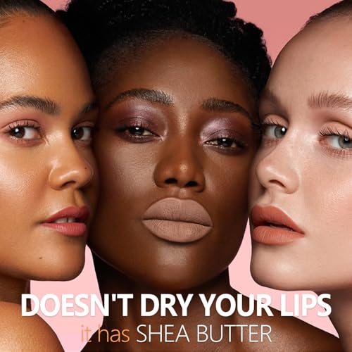 Nude Matte Lipstick Long Lasting Waterproof Smudgeproof