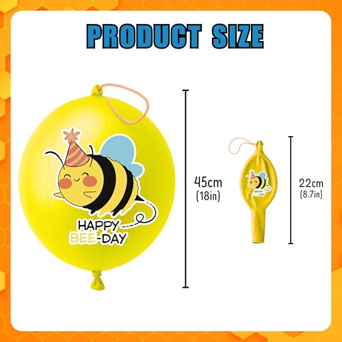 Bee Party Favors 72-Piece Set | Punch Balloons & Tattoos