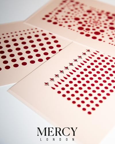 Maroon Velvet Bindis by Mercy London – Face Jewels Multipack