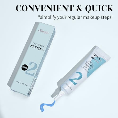 Lash Setting Lotion Tube Pro for Eyelash Lift Lash Perm Brow Lamination Home and Salon Use (Only Setting Lotion)