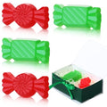 Demissle 4 Pcs Handmade Soaps Bath Gift Set Candy Soaps Holiday Mini Scented Soap Bath Soaps with Plus Christmas Gift Box for Kids Women Valentine¡®s Day Guest Bathroom(Candy)