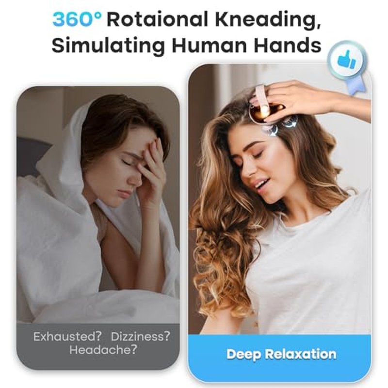 Arboleaf Electric Scalp Massager with 128 Massage Nodes