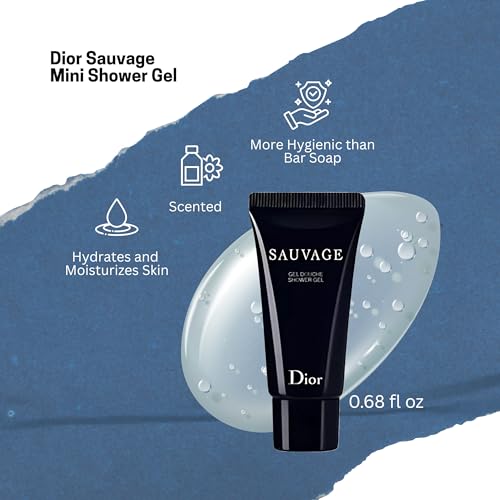 Dior Sauvage Men's Mini Fragrance Gift Set - EDP & Shower Gel Duo