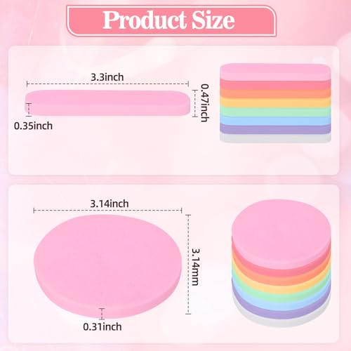 1080 Pcs Compressed Facial Sponges for Makeup Removal & Exfoliating | Premium Face Cleansing Sponge Pads for Women & Girls Soft Wash Round Sponge Spa & Daily Use£¬8 Colors