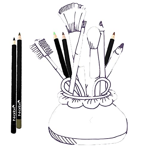 Nabi 24-Piece Eyeliner and Eyebrow Pencil Set