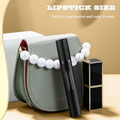 10ml Perfume Atomizer Travel Refillable, 3PCS Perfume Travel Refillable Bottle,Bottom-Filling Fragrances Perfumes Bottle,Mini Cologne Dispenser,Portable Sprayer£¨Black-Grey-Silver£©