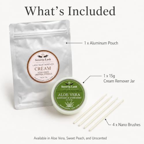 Eyelash Extension Remover Cream - Aloe Vera 15g