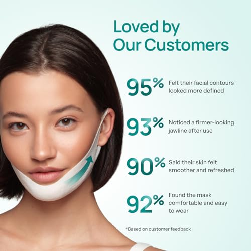 PLANTIFIQUE V-Line Chin Lifting Mask, 5 Pack